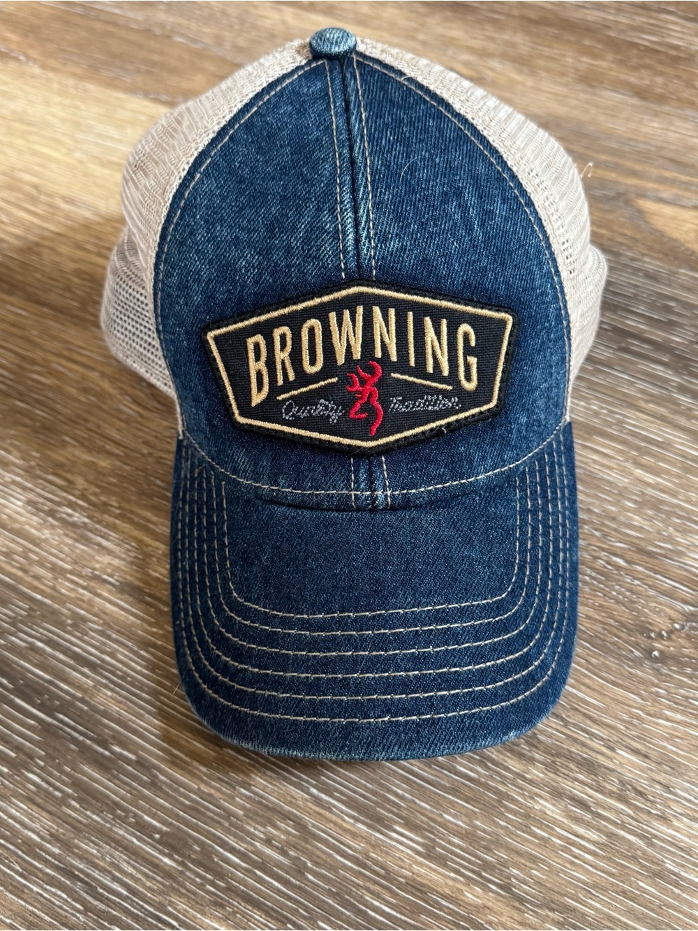 Browning Denim Truker hat